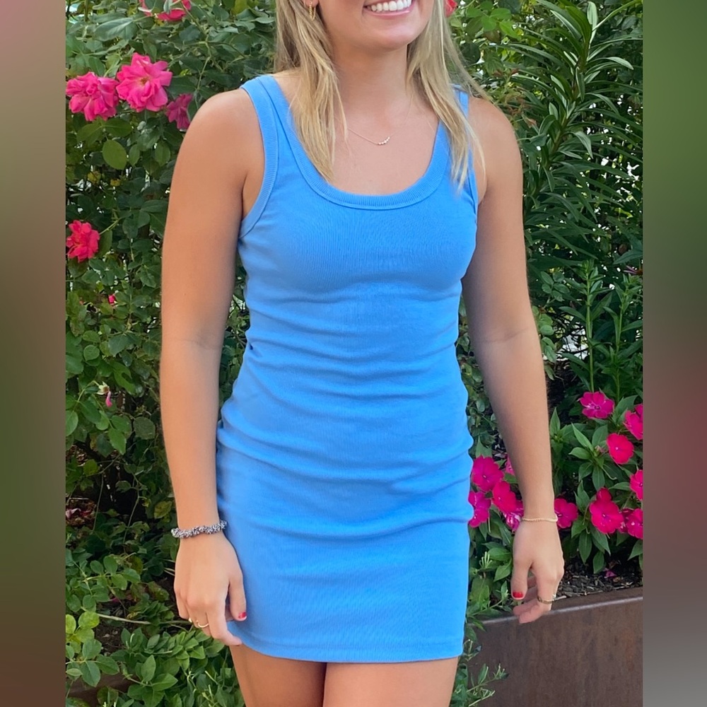 Blue Mini Dress